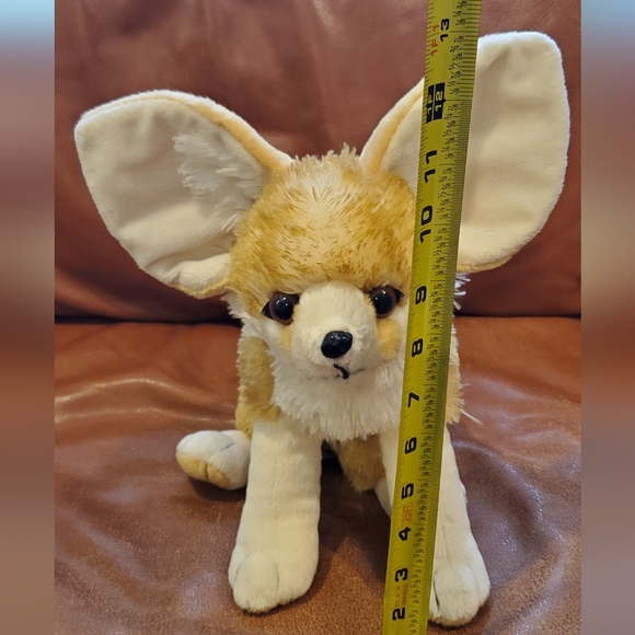 12 inch Wild Republic Tan Fennec Fox Stuffed Animal Plush Toy No Paper Tags - Picture 10 of 10